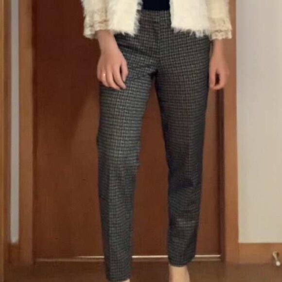 Tiled Black and White Formal Work Pants | By Liverpool Los Angeles | Size 4/27 - Picture 1 of 2